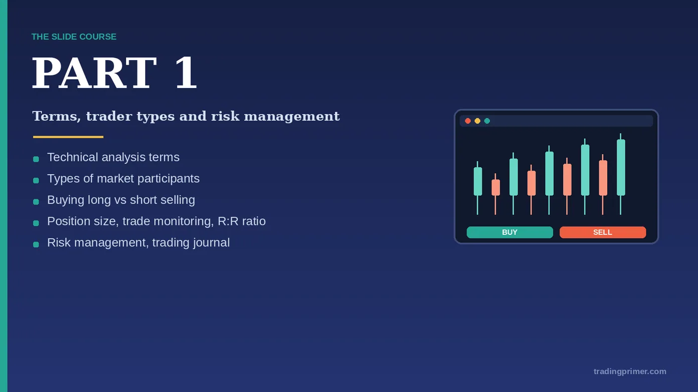Cover of Part 1 of the free TradingPrimer course